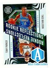 2021 ILLUSION ROOKIE REFLECTION TONY PARKER / THEO MALEDON Green Foil